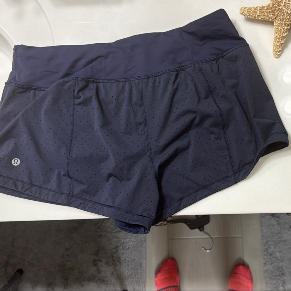 Navy Blue Athletic Shorts